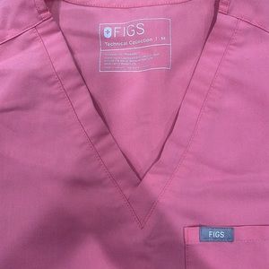 Pink Size Medium scrub top